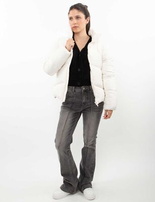 Imagen 2 del producto Parka Puffa Mujer Icono Crudo