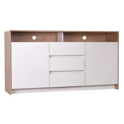 Rack TV CIC Colbun Olmo Blanco Hasta 60"