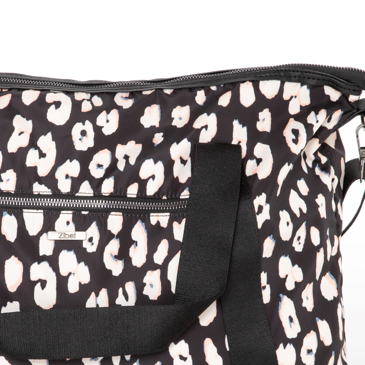 Bolso Cross Bag Mujer Negro Microfibra Zibel