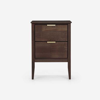 Velador Rosen Soho 2 Cajones Chocolate