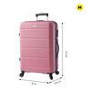 Maleta de Viaje Totto Rayatta Rosado 62,44 lts. Talla M