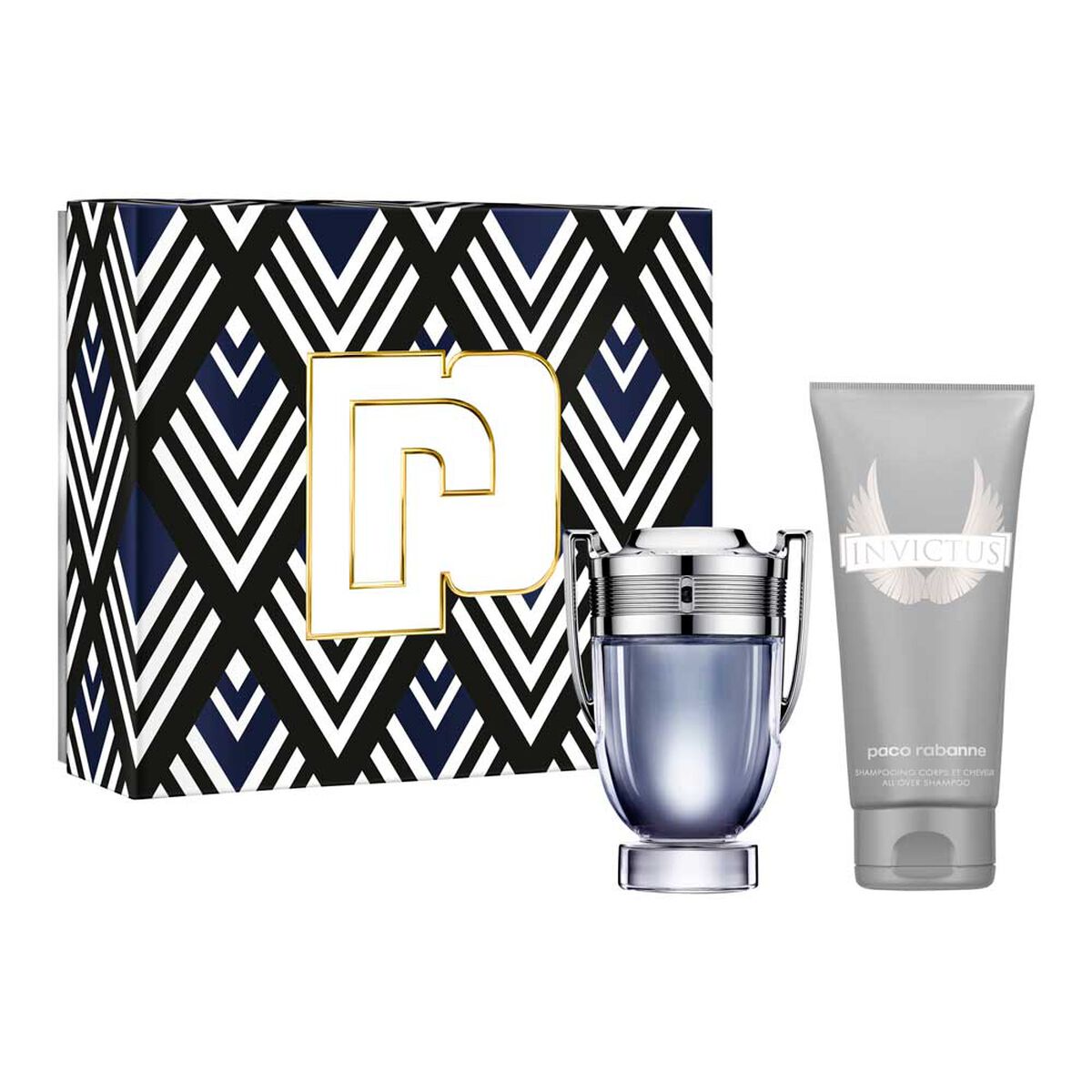 Set Perfume Paco Rabanne Invictus Hombre EDT 50 ML + Shower Gel 100 ML