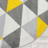 Alfombra  Modalfo Florida Amarilla 160 x 160 cm