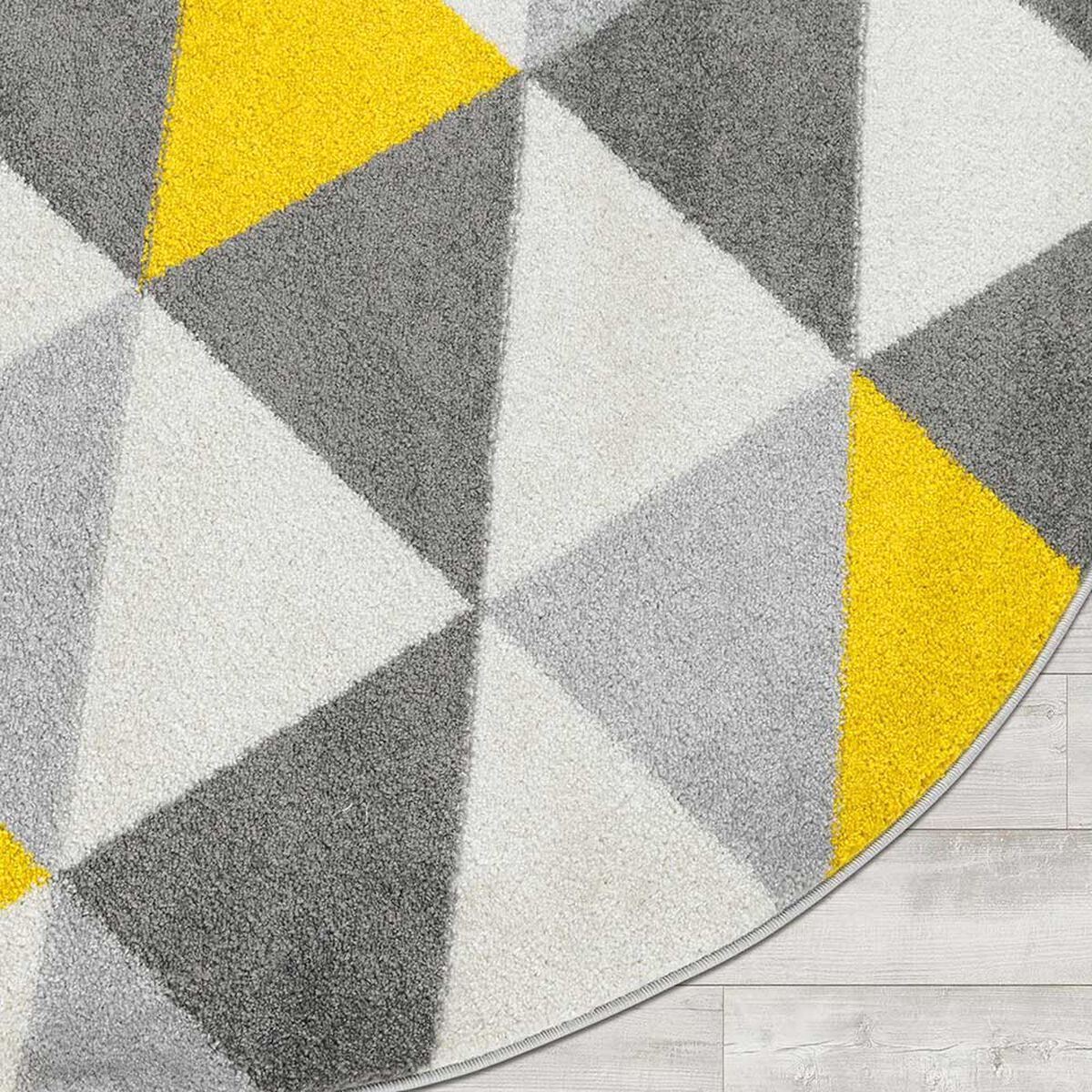 Alfombra  Modalfo Florida Amarilla 160 x 160 cm