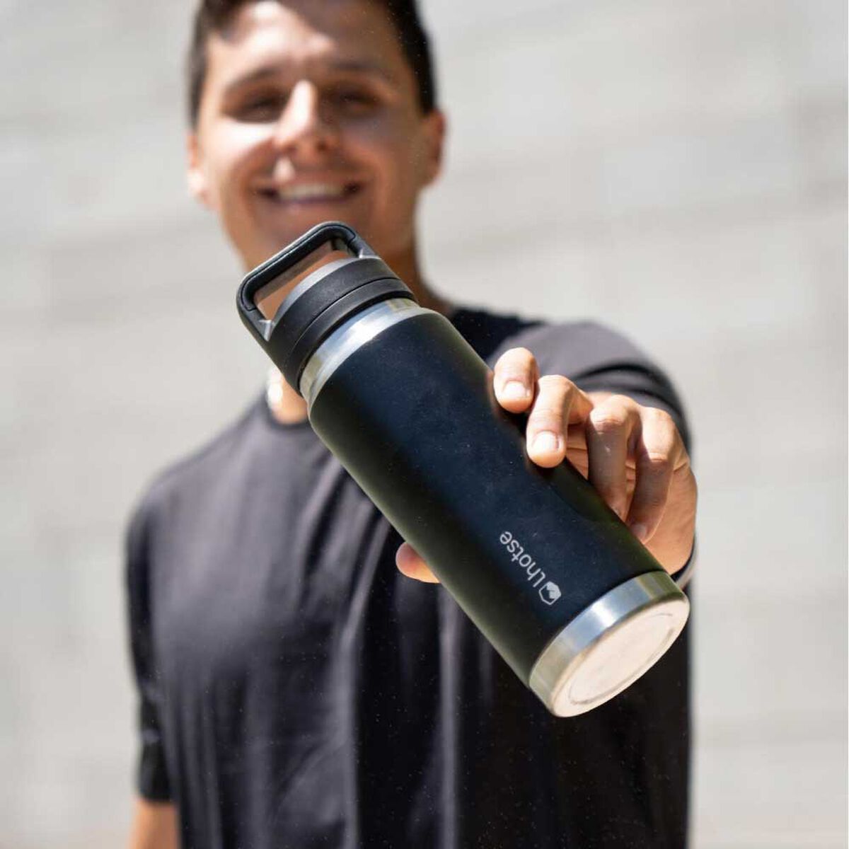 Botella T&eacute;rmica Insulada Lhotse Indo 800 ml Negro