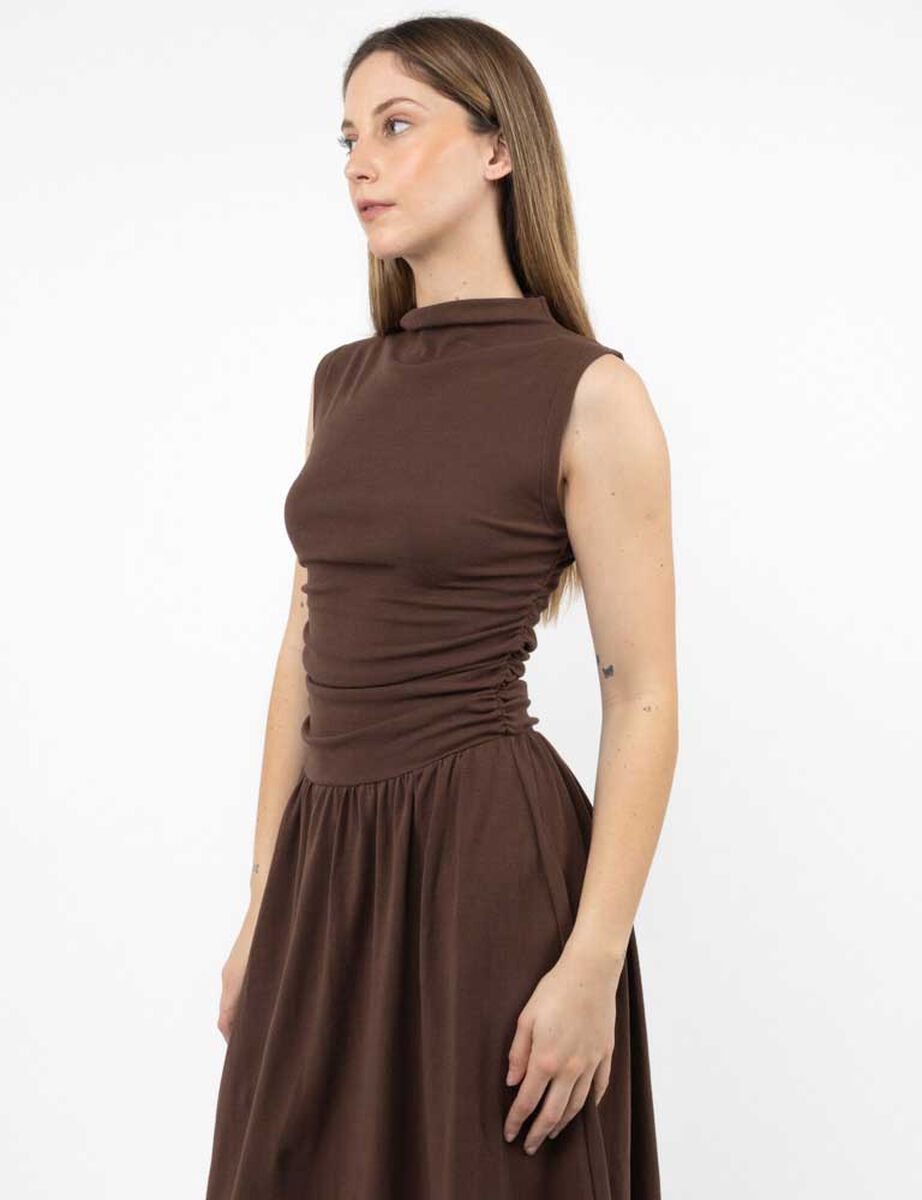 Vestido Maxi Sin Mangas Mujer Zibel