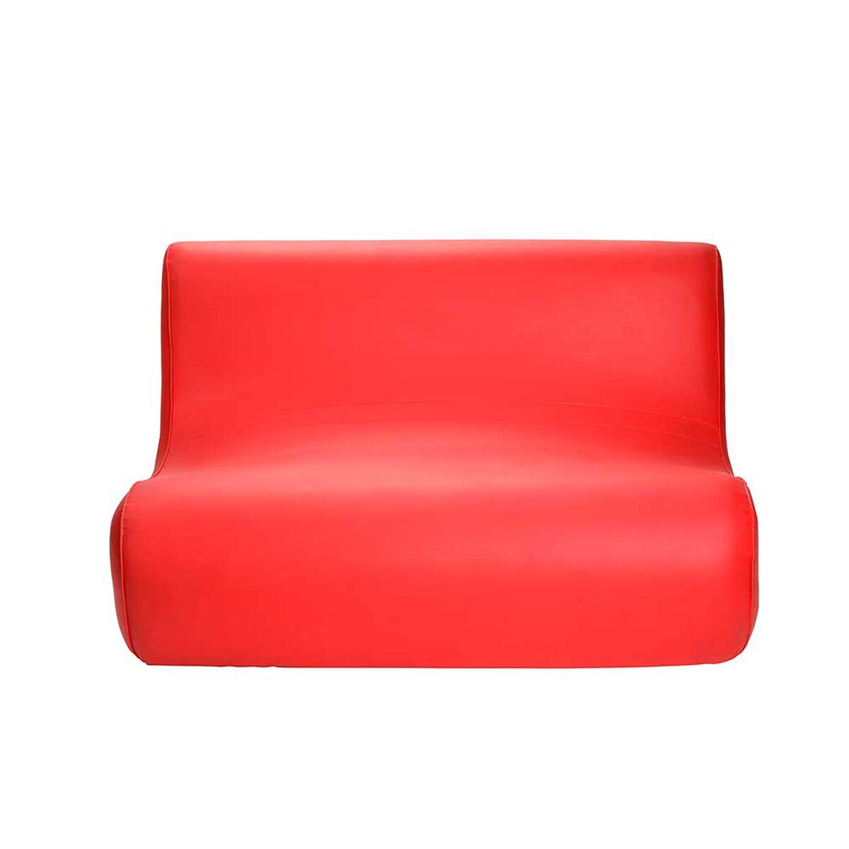 Sofá Bodevir Komodo PU 2 Cuerpos Rojo 