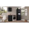 Combo Mueble Superior + Mueble Microondas + Mueble Inferior TuHome Manchester Wengue