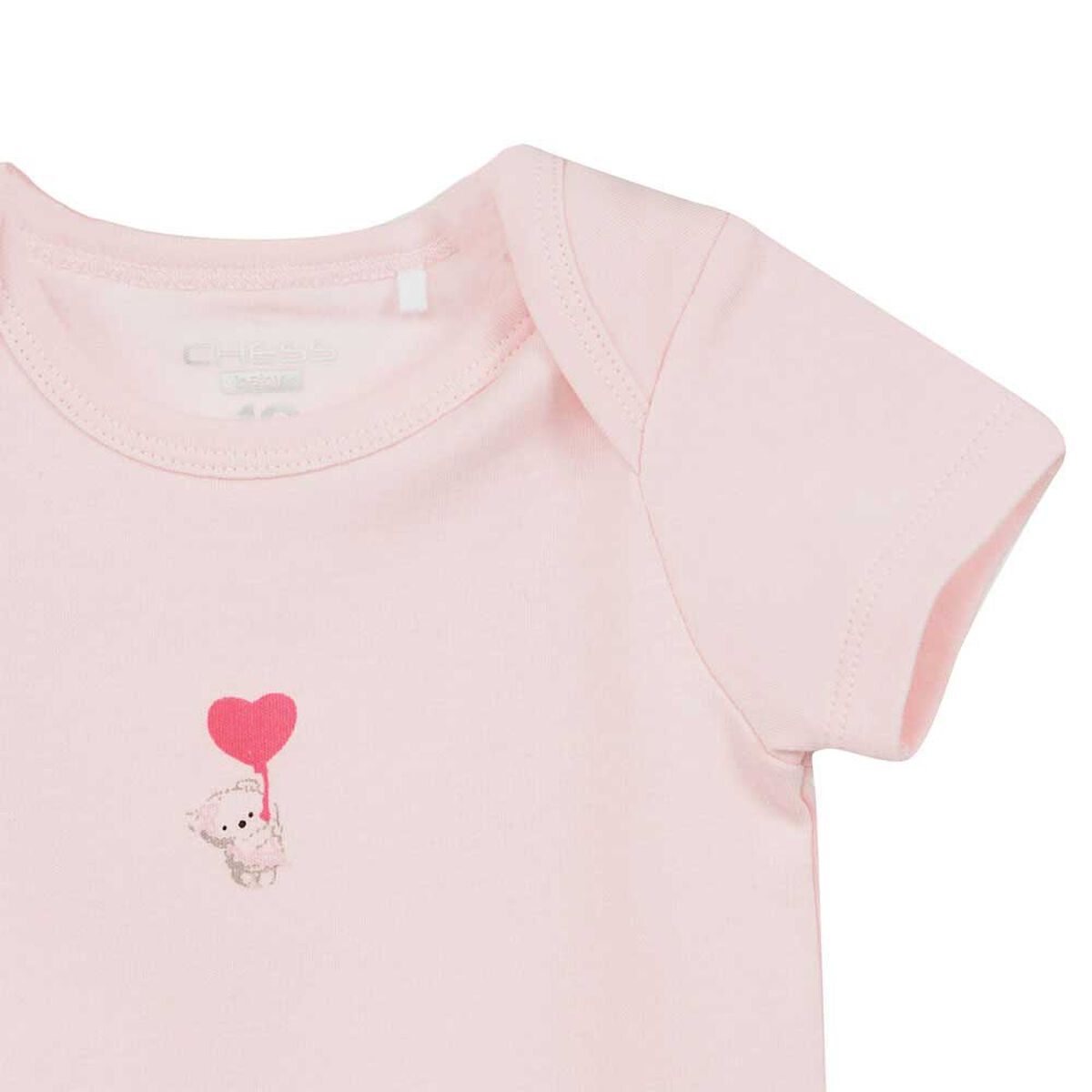 Pack 3 Body Manga Corta Beba Chess Baby