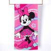 Toalla de Playa Infantil Disney Bow Minnie 70 x 140 cm