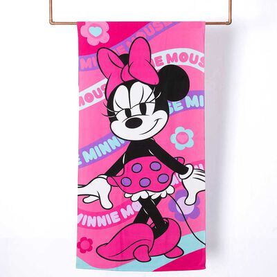Toalla de Playa Infantil Disney Bow Minnie 70 x 140 cm