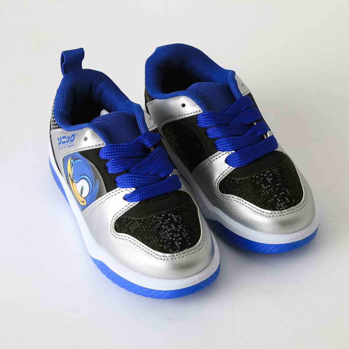 Zapatilla Con Luces Letra China Ni&ntilde;o Sonic