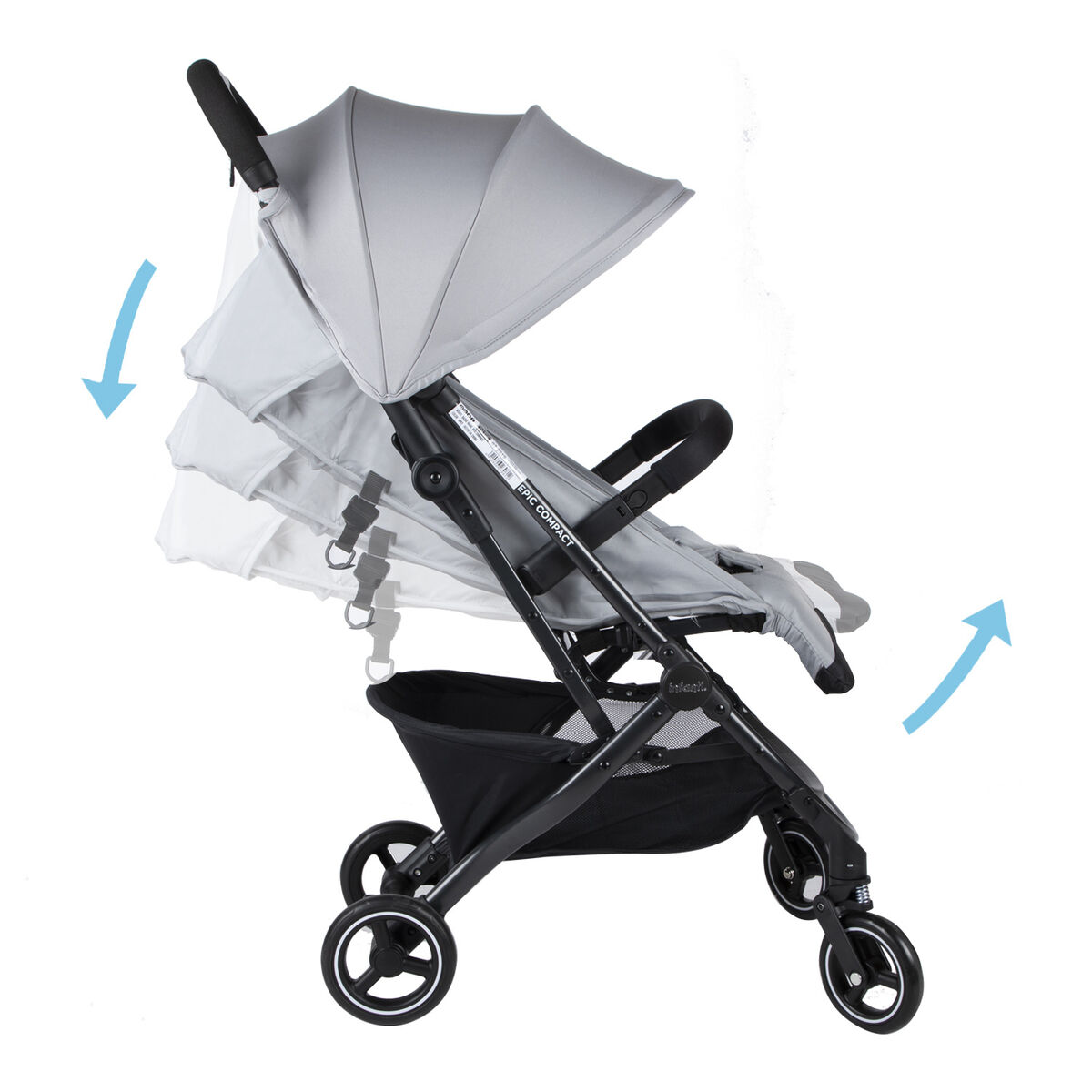 Coche de Paseo Epic Compact Grey