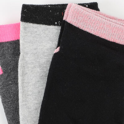 Imagen 2 del producto Pack 3 Unidades Calcetin Mujer Corto de Algodón Icono Surtido