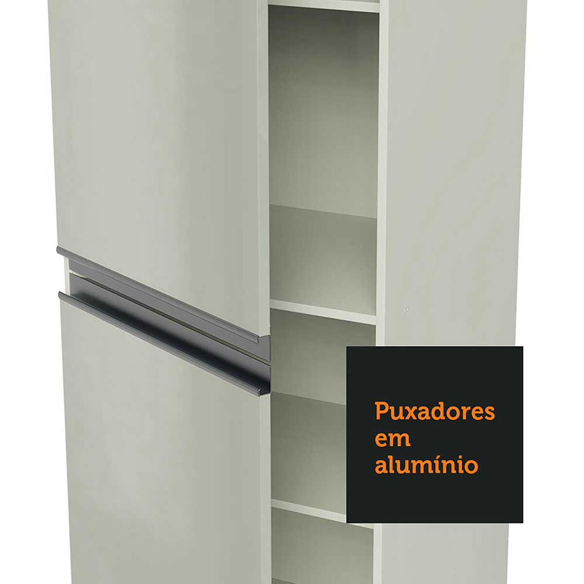 Mueble de Cocina Vekkahome Premium Smart 2 Cajones 8 Puertas Blanco