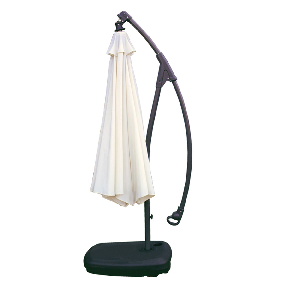 Quitasol Aluminio Spazzio Hanging Crudo 3 x 3 mts