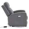Berger Reclinable Eléctrico Daniels KM807CPWGR 1 Cuerpo Gris