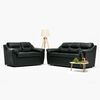 Juego de Living Cabsur Asturias 5 Cuerpos Negro