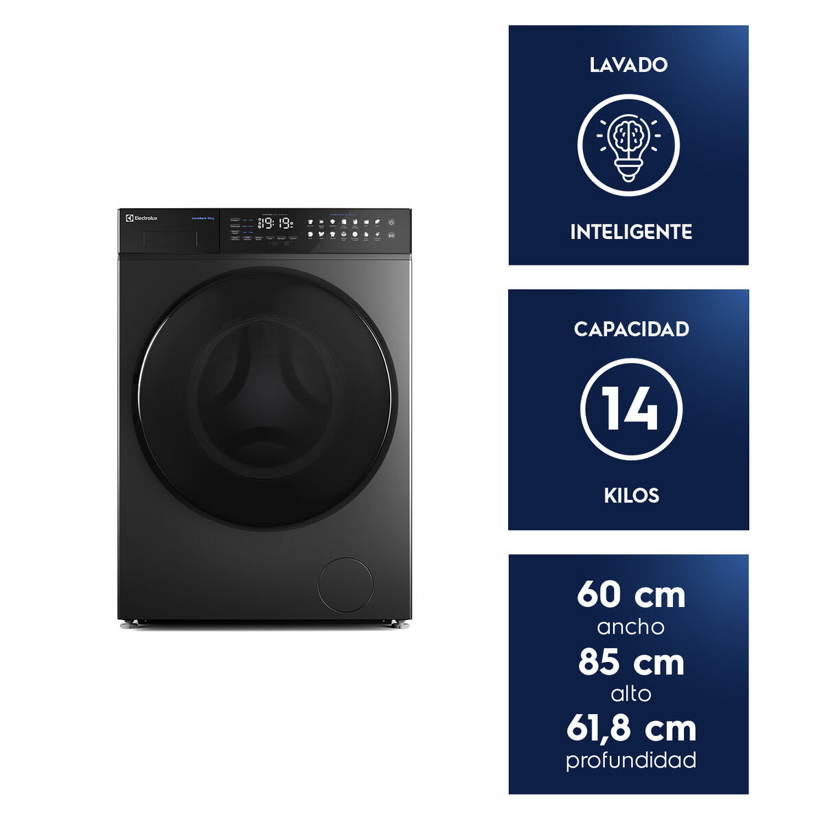 Lavadora Electrolux EFLWM12O 14 Kg Onix