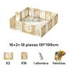 Corral Bebé 191x199cm con Accesorios Lubabycas