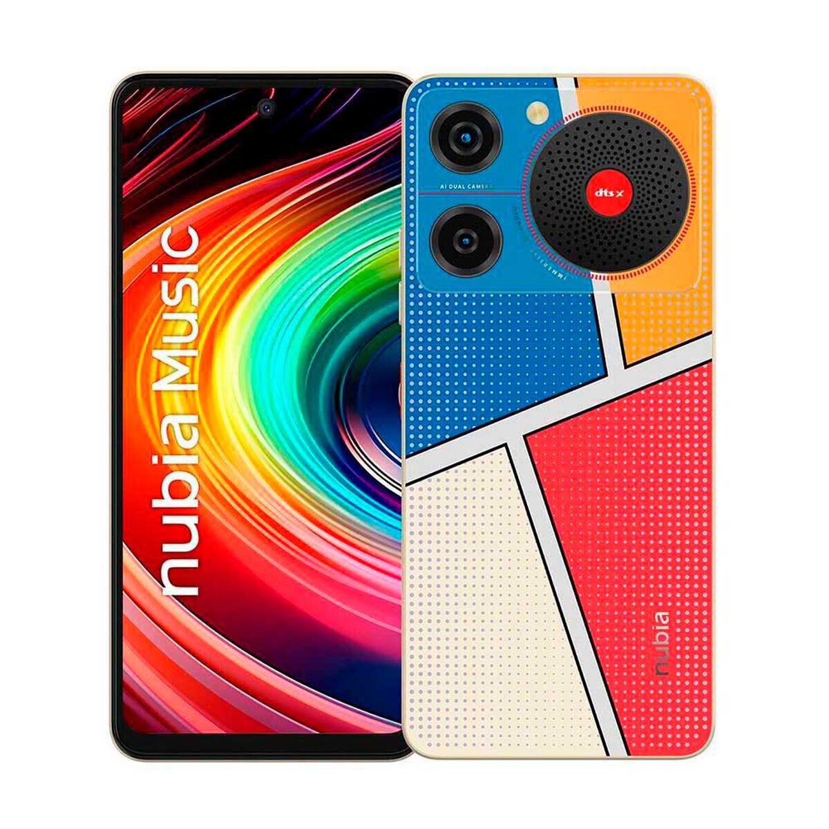 Celular ZTE Nubia Music 4G 128GB 6,6" Pop Art