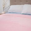 Frazada Poliéster Doral King Deluxe Rosado