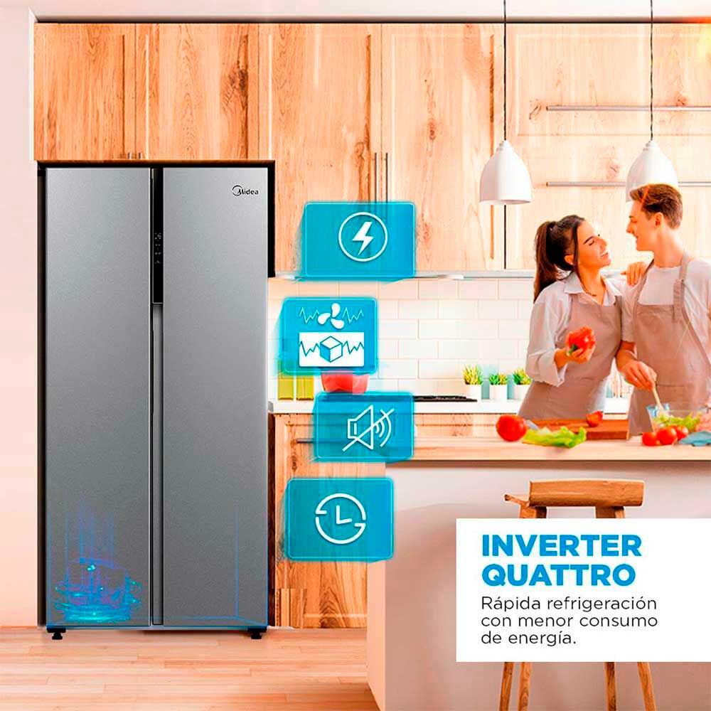 MIDEA Refrigerador Side by Side Midea MDRS619FGE50 460 lts. | Abc