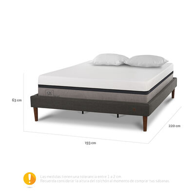 Imagen 2 del producto Cama Europea CIC King Balance + Almohadas