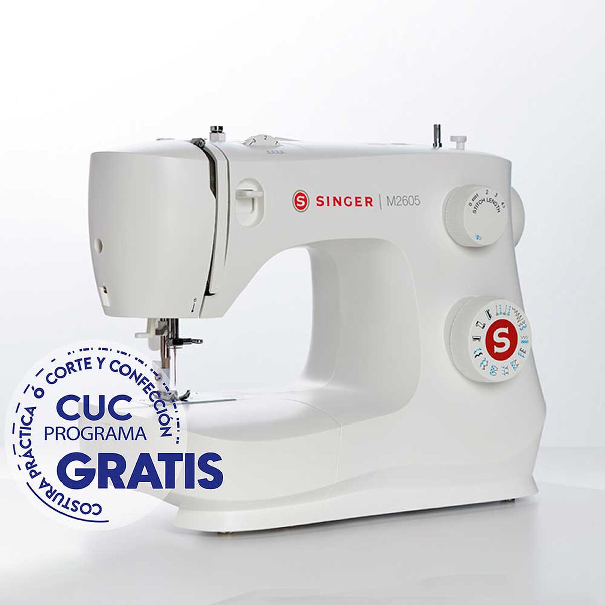 Máquina de Coser Brazo Libre Singer M 2605