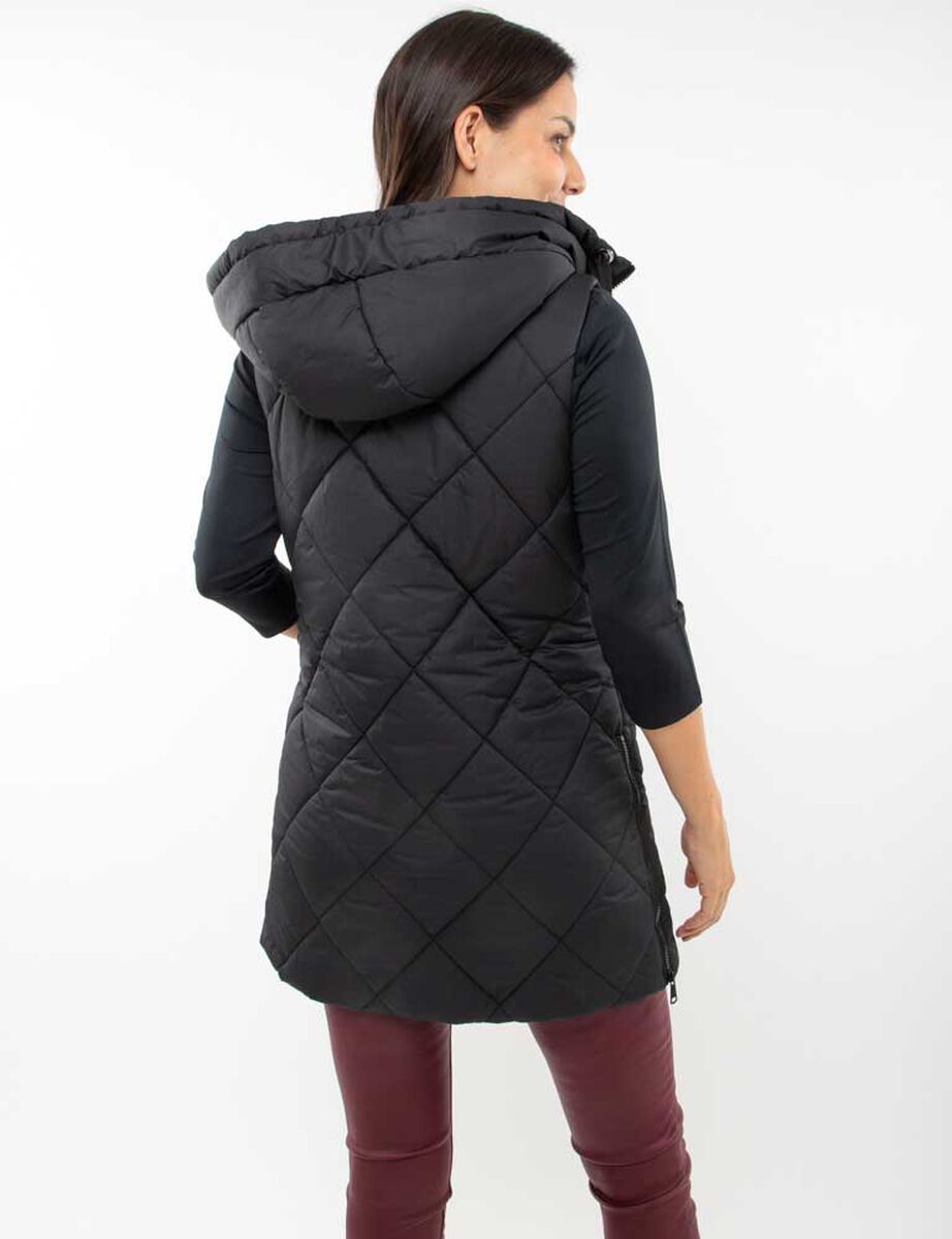 Parka Larga Sin Mangas Mujer Zibel