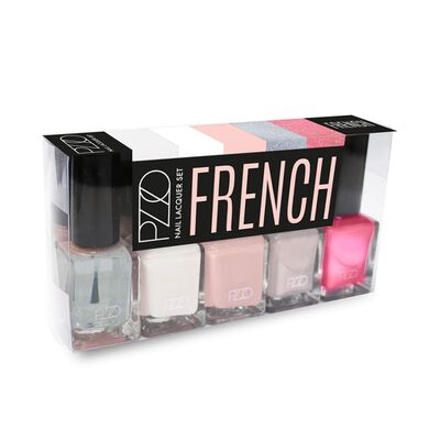 Imagen 1 del producto Set de 4 Esmaltes Nail Lacquer French Petrizzio