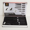 Set Cuchillos 5+1 Kitchen King Negro