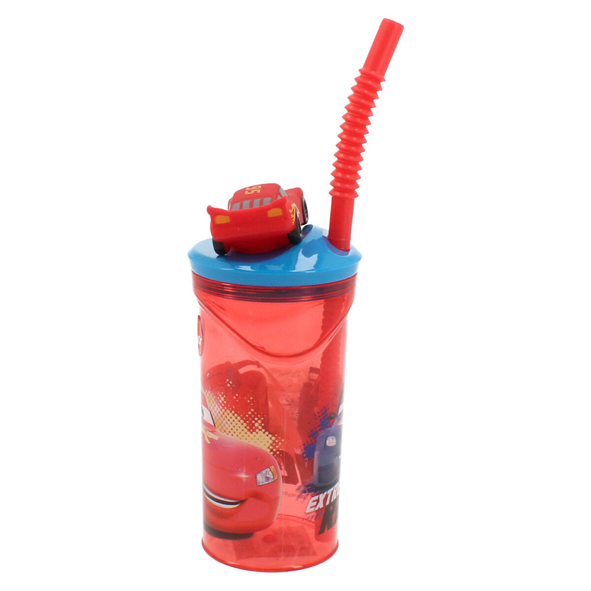 Vaso Tomajugo Figura 3D Cars Rojo