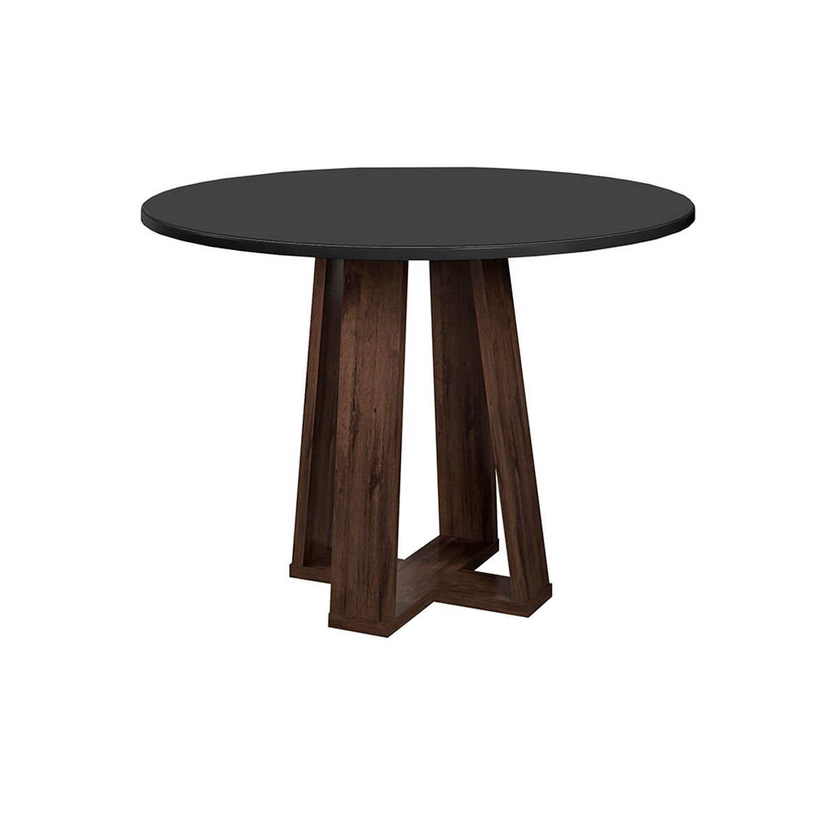 Juego de Comedor Jdo & Design Isabella 4 Sillas Castaño Oscuro 