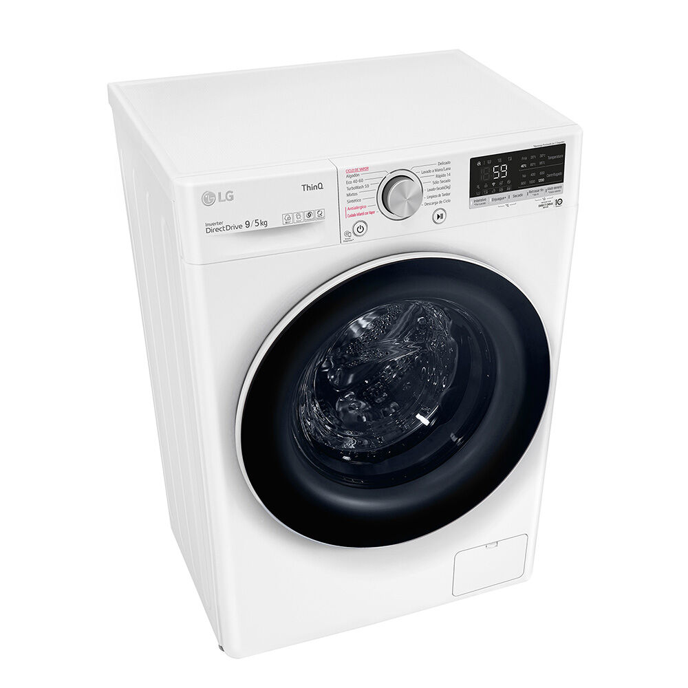 LG WD9WVC4S6 9/5 kg Blanco, foto 6