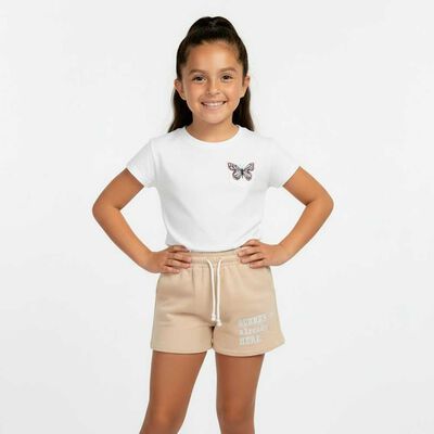 Imagen 1 del producto Polera Manga Corta Niña Chess Blanco, Celeste, Lila, Rosado