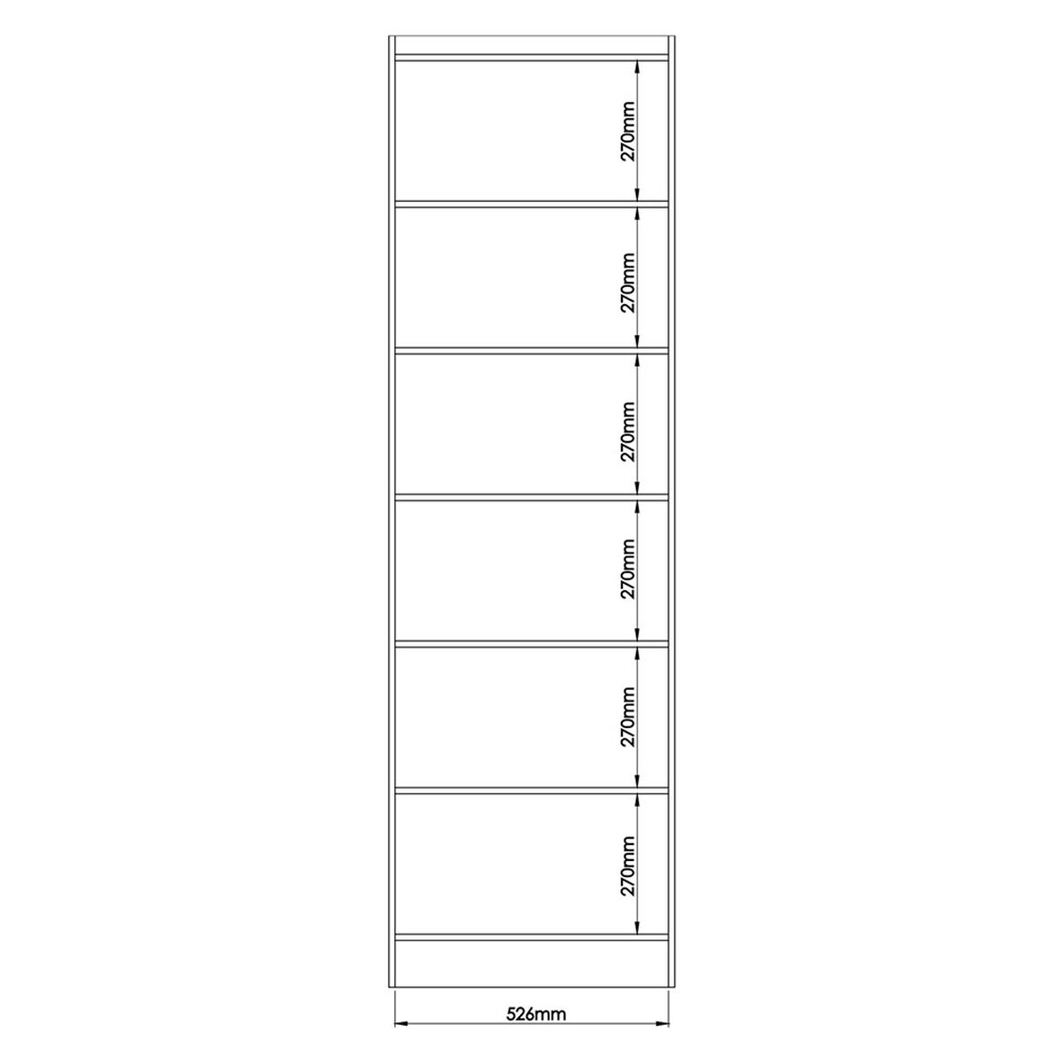 Closet Vekkahome Queen 2 Puertas Blanco