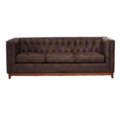 Imagen 1 del producto Sofá Latam Home Cuero Colorado Roma 3 Cuerpos Marrón