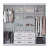 Clóset Onessta Liverpool 8 Puertas 6 Cajones Blanco