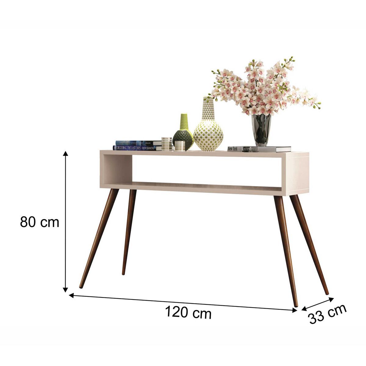 Mesa de Arrimo Exit Quad Off White
