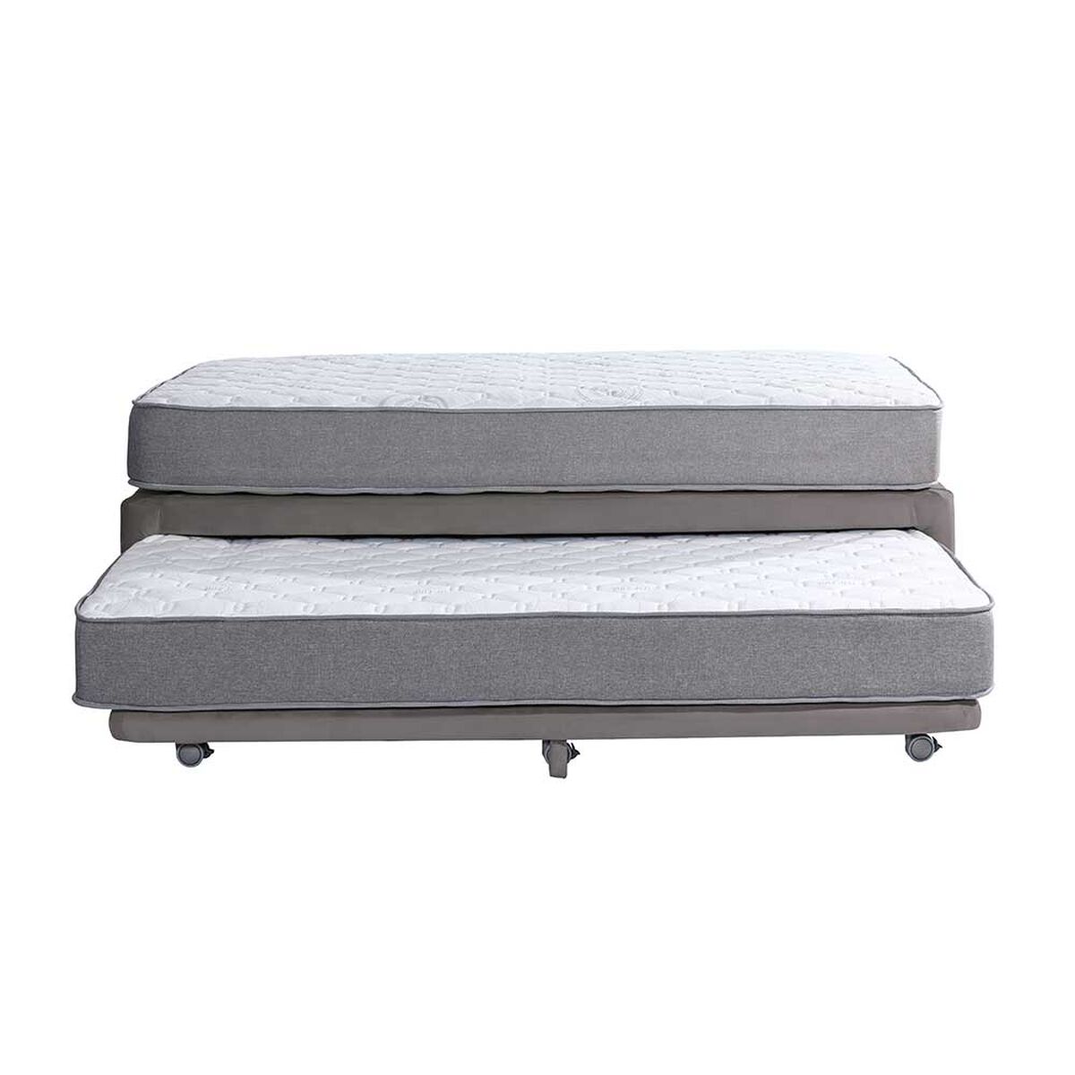 Cama Nido Latam Home 1,5 Plazas Zen Best Tela Gris