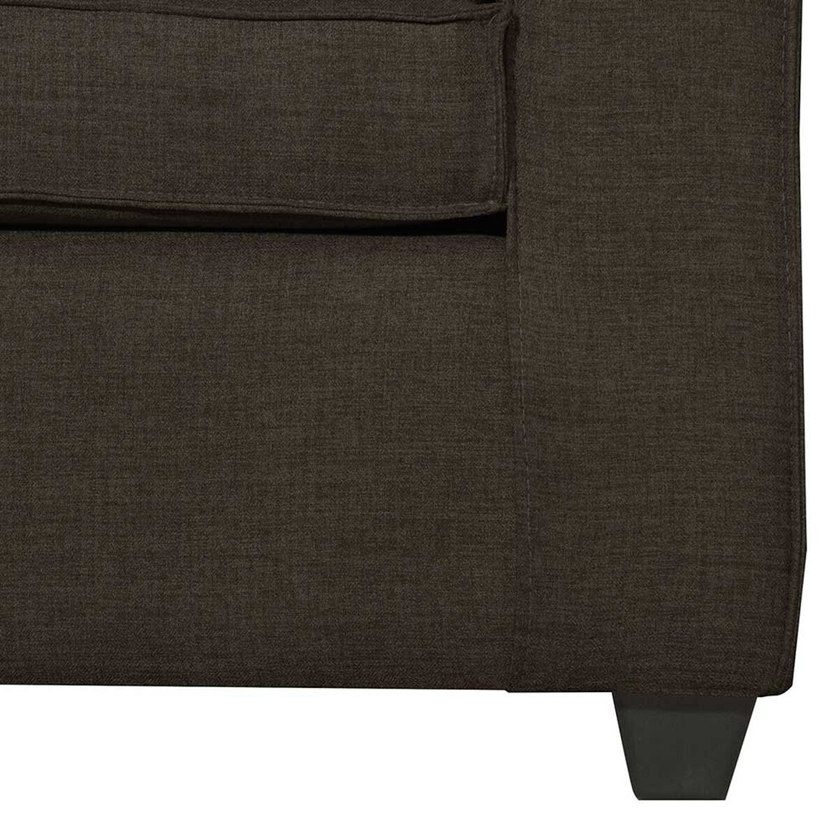 Sofá Black Factory Berta 3 Cuerpos Café