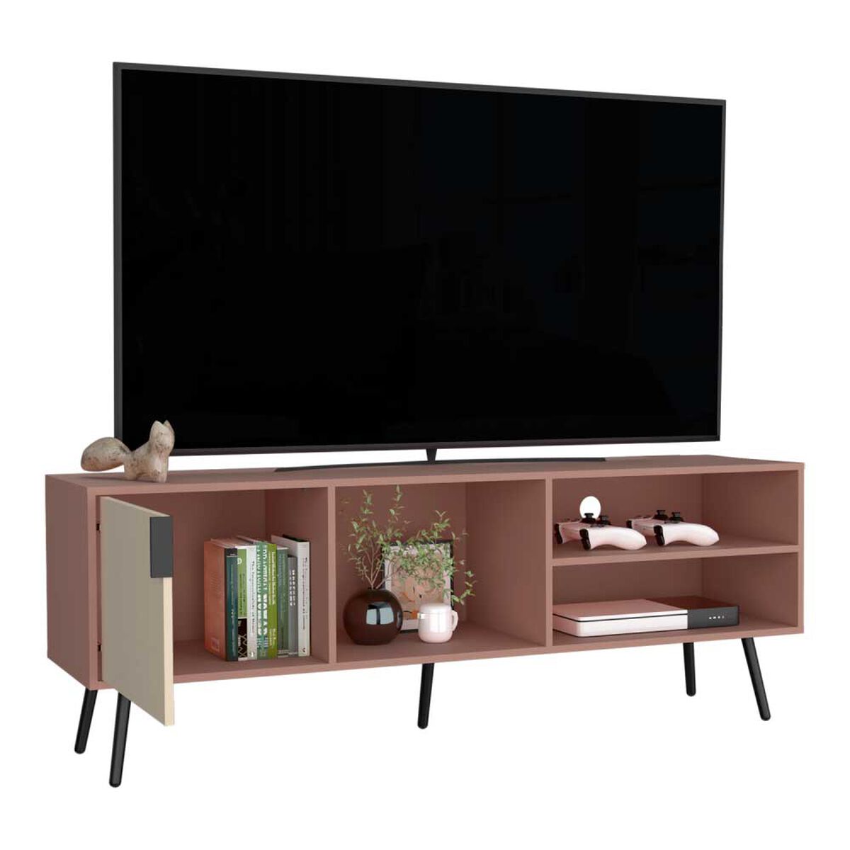 Rack TV TuHome Vulcan 65" Arupo y Toquilla