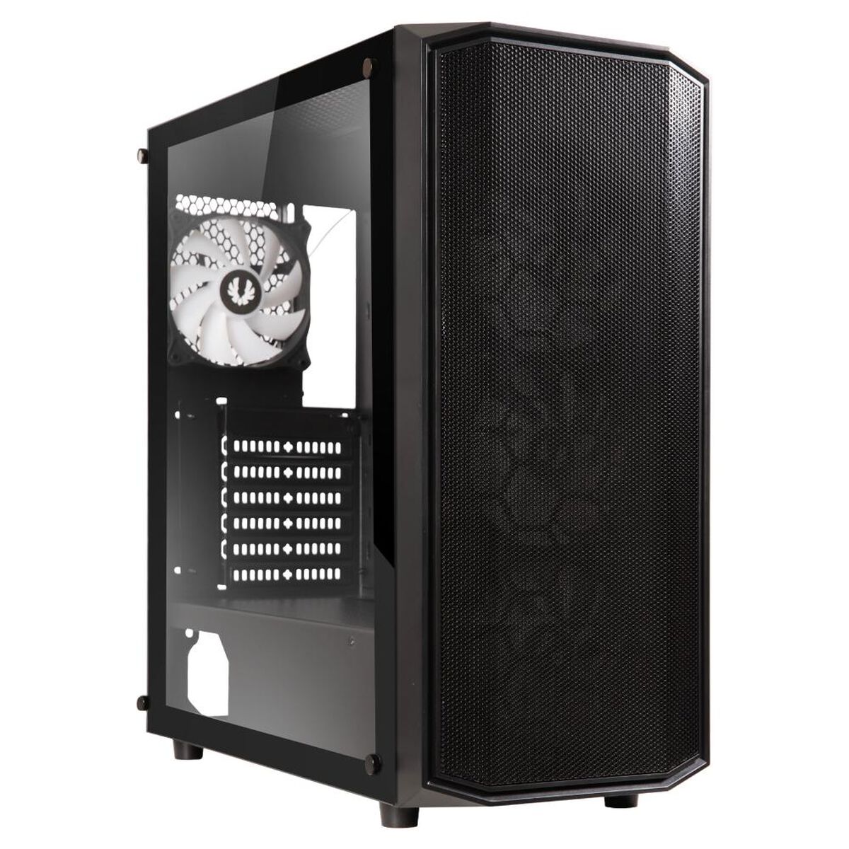 Gabinete BitFenix/ ​​Garen ATX/  4 ventiladores /Negro