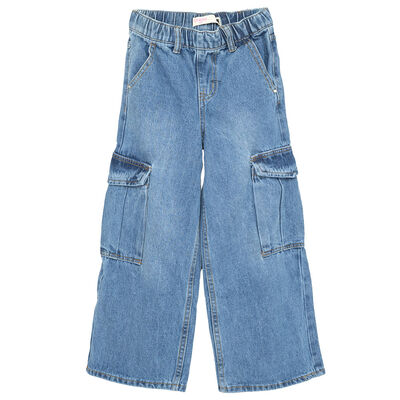 Imagen 1 del producto Jeans Niña Chess Azul-Medio, Celeste