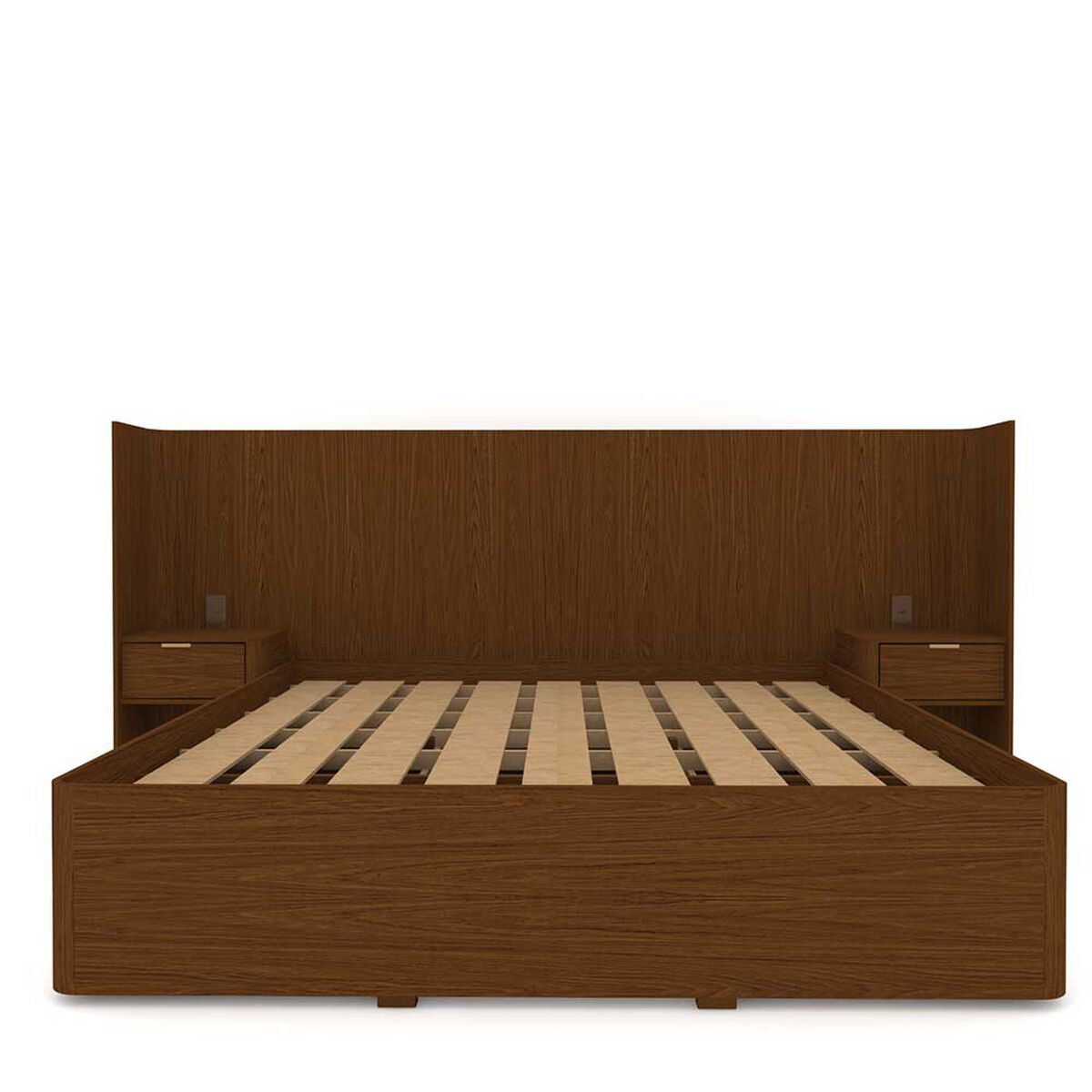 Marquesa Americana Decocasa 2 Plazas + Respaldo + 2 Veladores Lux