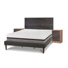 Cama Europea CIC Curve King Balance + Respaldo + 2 Veladores Espresso