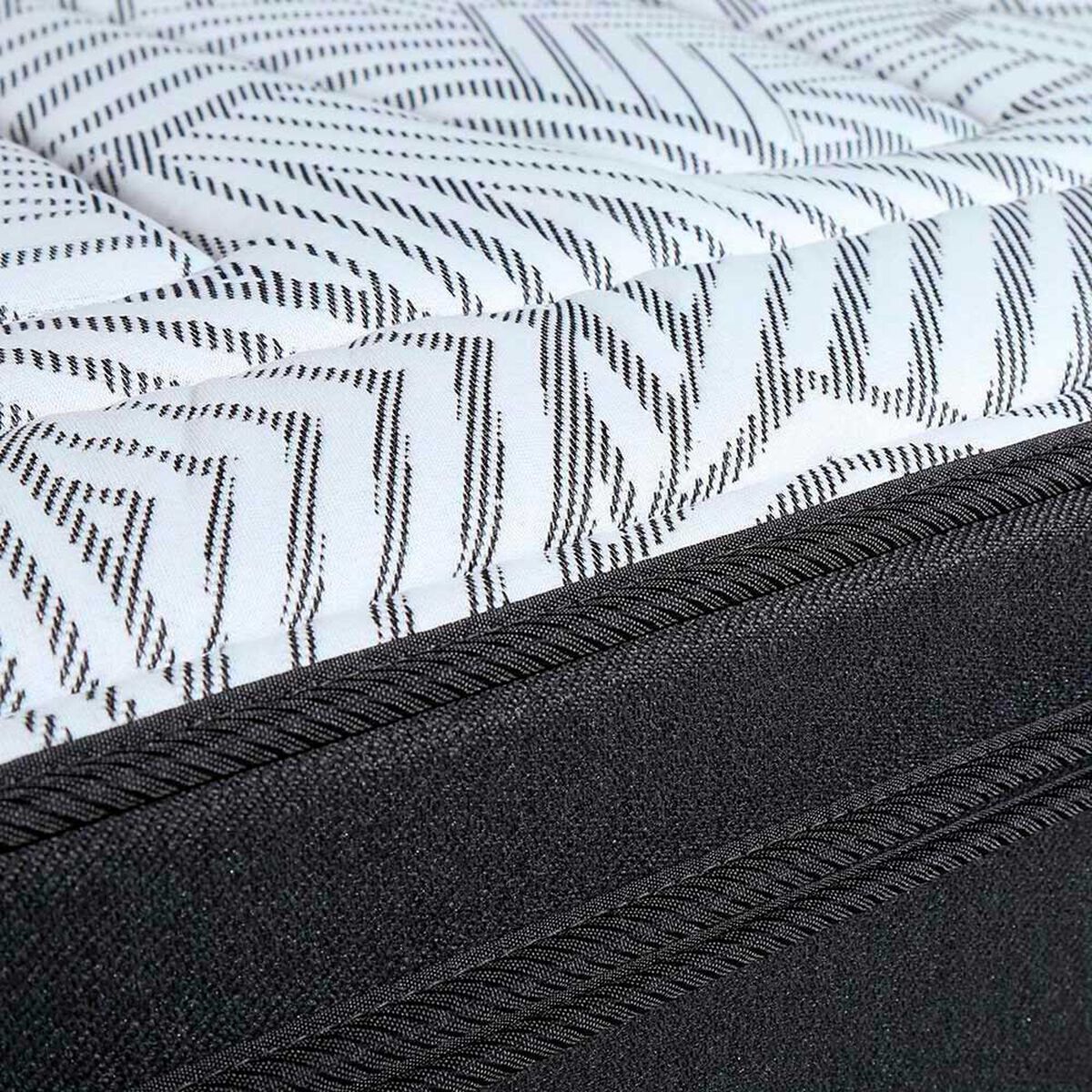 Cama Europea Rosen Base Dividida 2 Plazas Tempo + Respaldo Maurice Gris