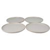 Set 4 Platos Base Doral Porto Servo Crema
