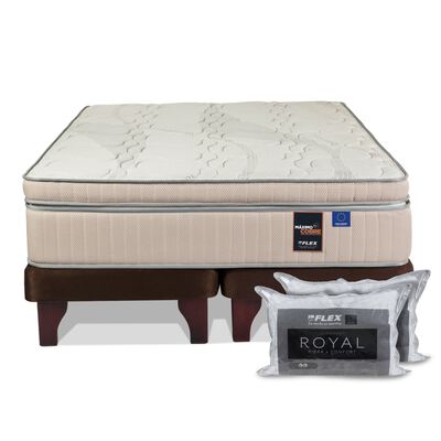 Imagen 2 del producto Cama Europea Flex 2 Plazas Maximo Cobre + 2 almohadas